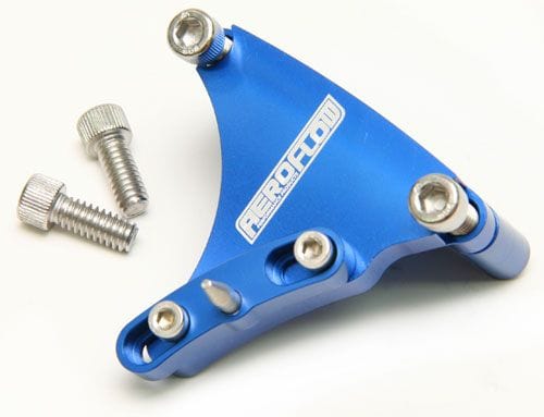 Aeroflow Performance Suits Small Block Aeroflow 8" Adjustable Timing Pointer - Blue AF64-2053 SR