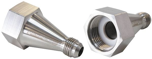 Aeroflow Performance Supplied with 150 Micron Filter Aeroflow Nitrous Bottle Adapter with Filter -6AN AF758-06 SR