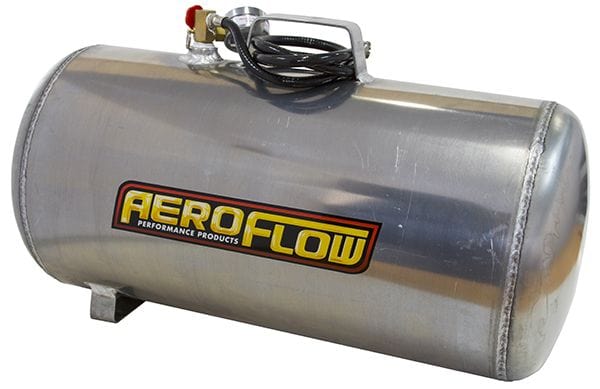 Aeroflow Performance Tank Dimensions: 21-1/16" (535mm) x 14-11/64" (360mm) Aeroflow 10 Gallon Aluminium Portable Air Tank (125 PSI Max) AF77-4001 SR