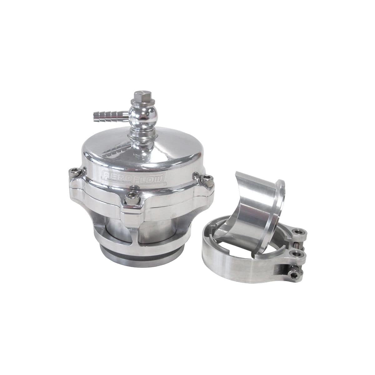 Aeroflow Performance Turbo Accessories 50mm Blow Off Valve with Weld-on Flange and V-Band SR