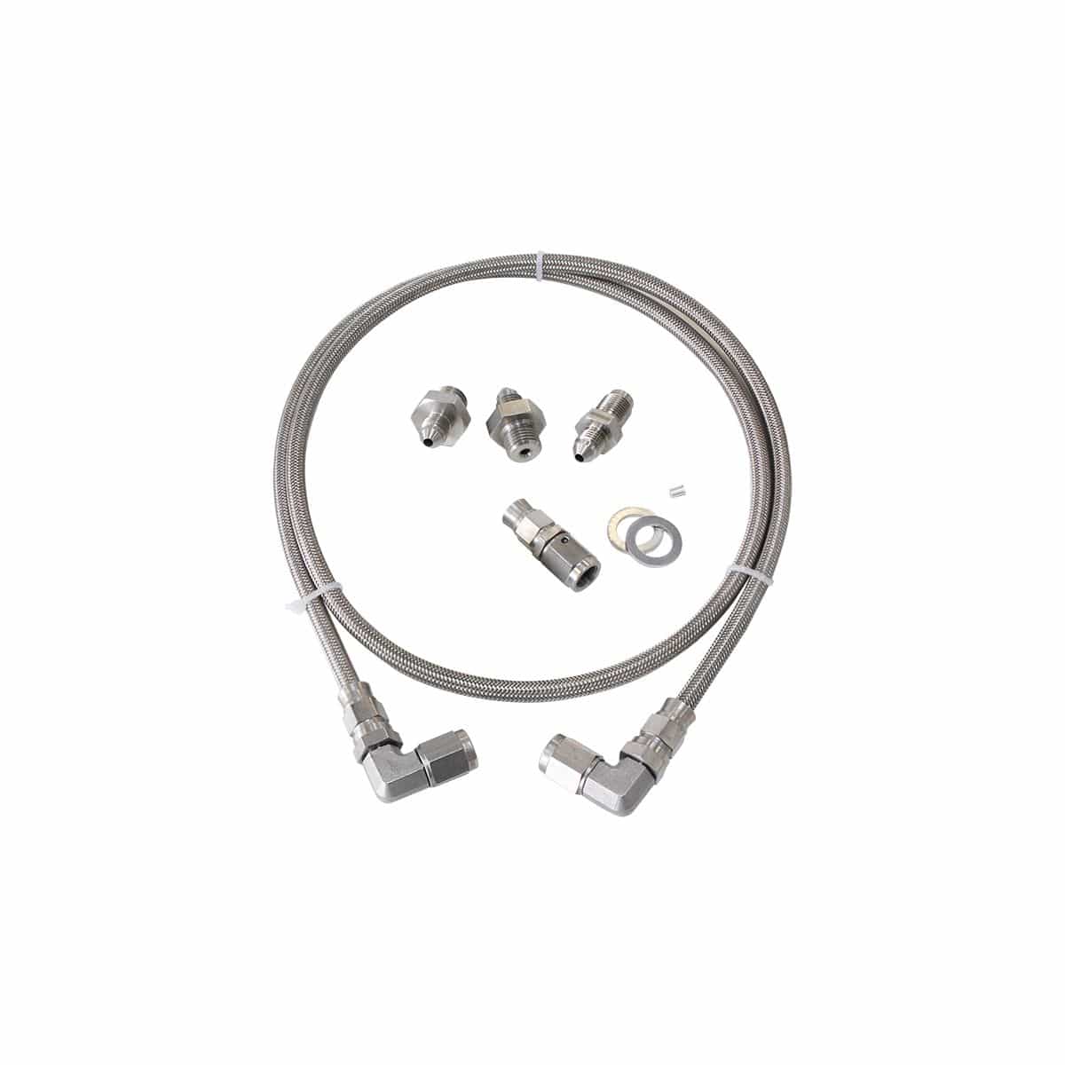 Aeroflow Performance Turbo Accessories AF30-1004 Universal Turbo Oil Feed Line -3AN Line Kit. 1 Metre Long SR