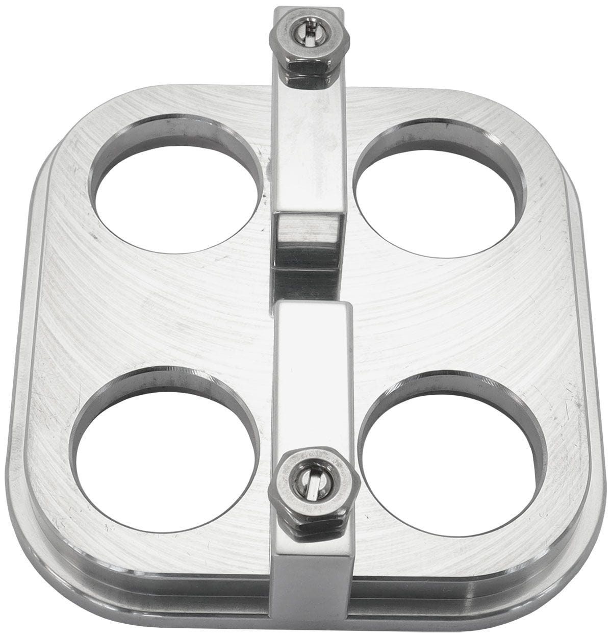 Aeroflow Performance Universal Modular 4-Port Square Billet Bulkhead Plate Aeroflow Universal Modular 4-Port Square Billet Bulkhead Plate AF88-2022 SR