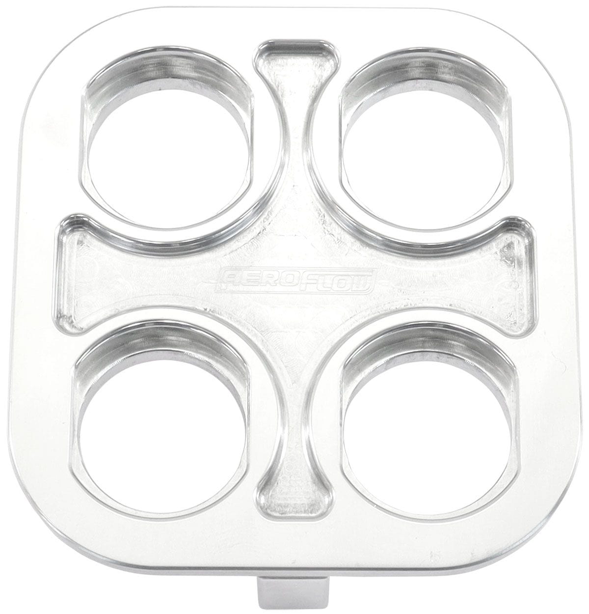 Aeroflow Performance Universal Modular 4-Port Square Billet Bulkhead Plate Aeroflow Universal Modular 4-Port Square Billet Bulkhead Plate AF88-2022 SR
