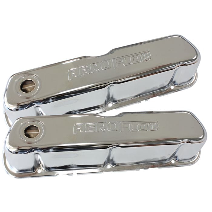Aeroflow Performance Valve Covers AF1821-5002 Chrome Steel Valve Covers
Suit Ford 289-302-351 Windsor With Aeroflow Logo SR