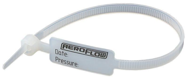 Aeroflow Performance With Date & Pressure (Each) Aeroflow Pressure Testing Tag AF98-2060 SR