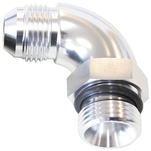 Aeroflow 90° ORB to Male AN Full Flow Adapter -6 ORB to -6AN AF903-06S