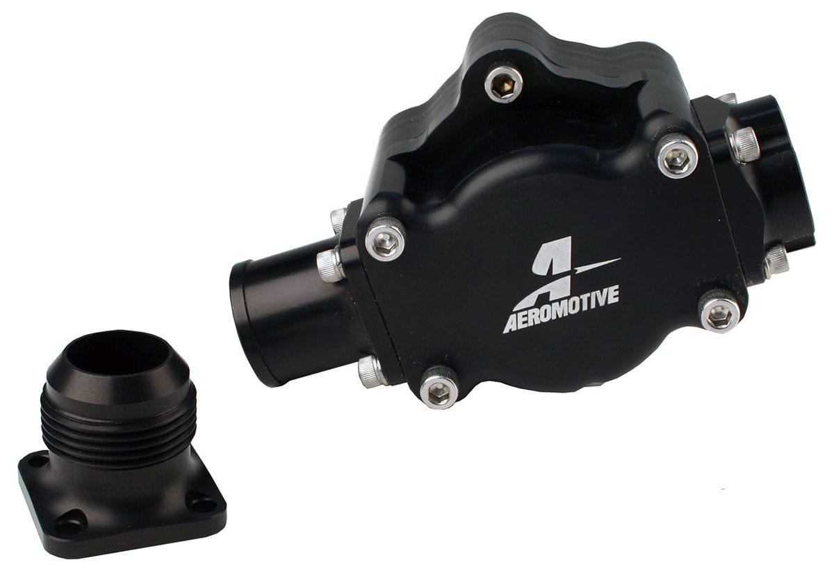 AEROMOTIVE 1.25" Inlet, -12 Outlet. Suit Carb and EFI Applications Aeromotive Atomic Belt Drive Mechanical Fuel Pump ARO11115 SR