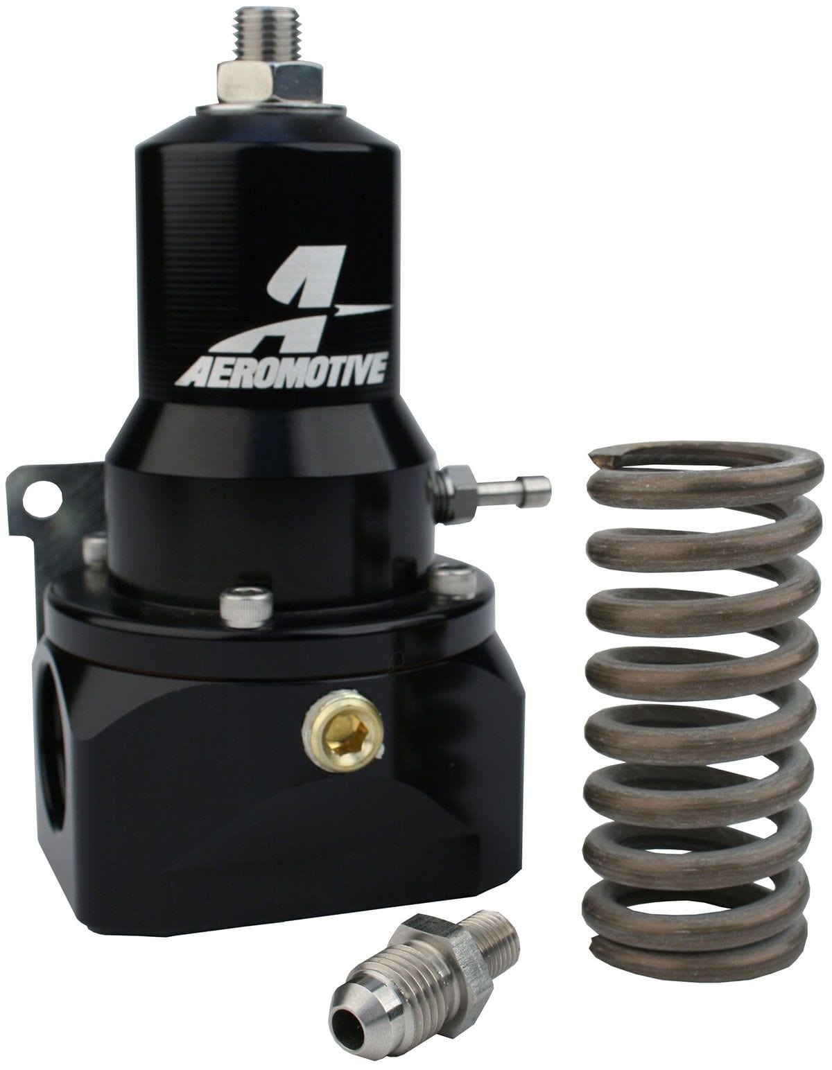 AEROMOTIVE -10AN Inlet/Outlet, -10AN Return, 30-120 PSI With Boost PSI 1:1 Ratio Aeromotive Extreme Flow 2-Port EFI Regulator ARO13134 SR