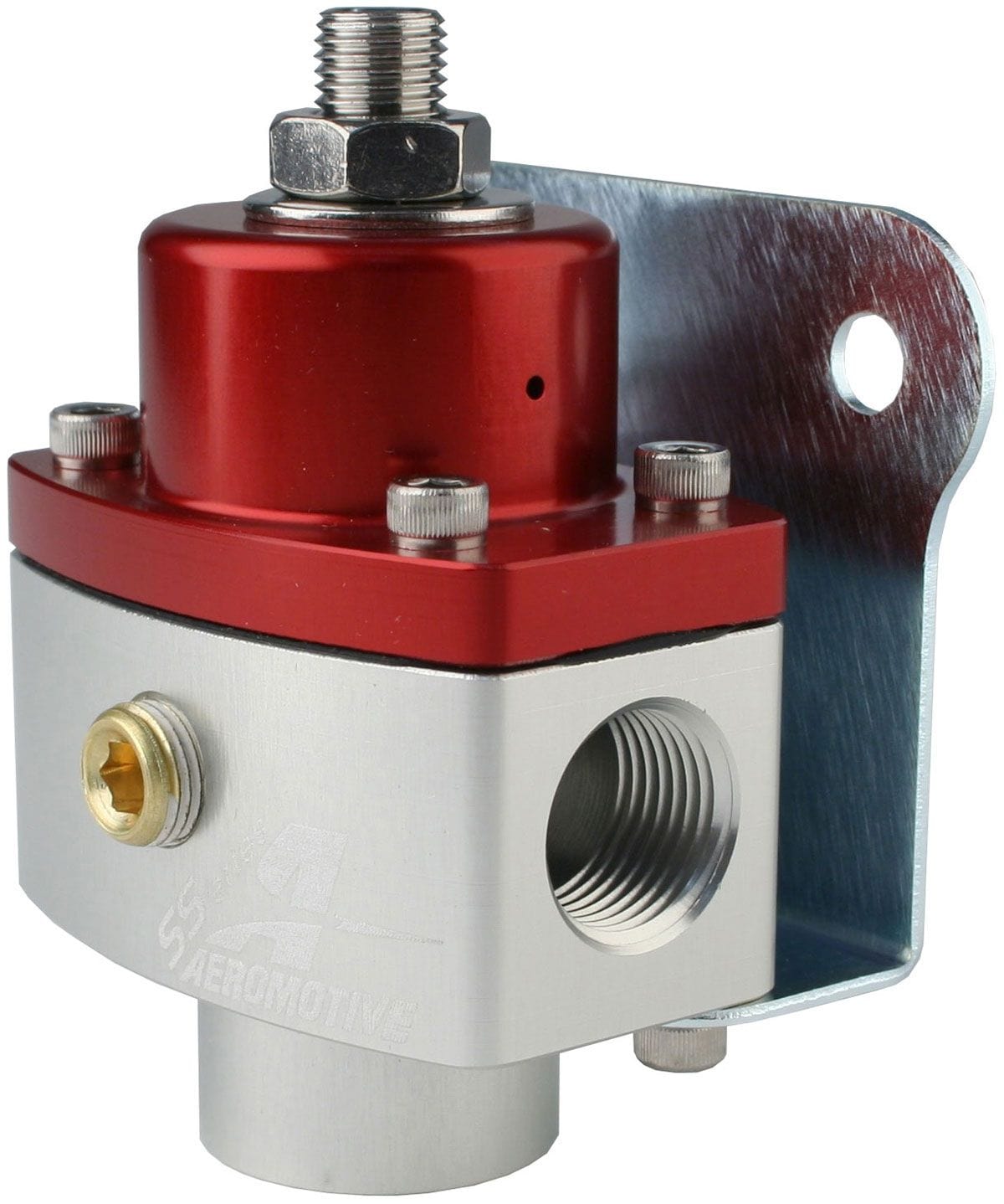 AEROMOTIVE 3/8" NPT Inlet/Outlet Ports with 1/8" NPT Gauge Port Aeromotive SS Adjustable 5-12psi Fuel Pressure Regulator ARO13205 SR