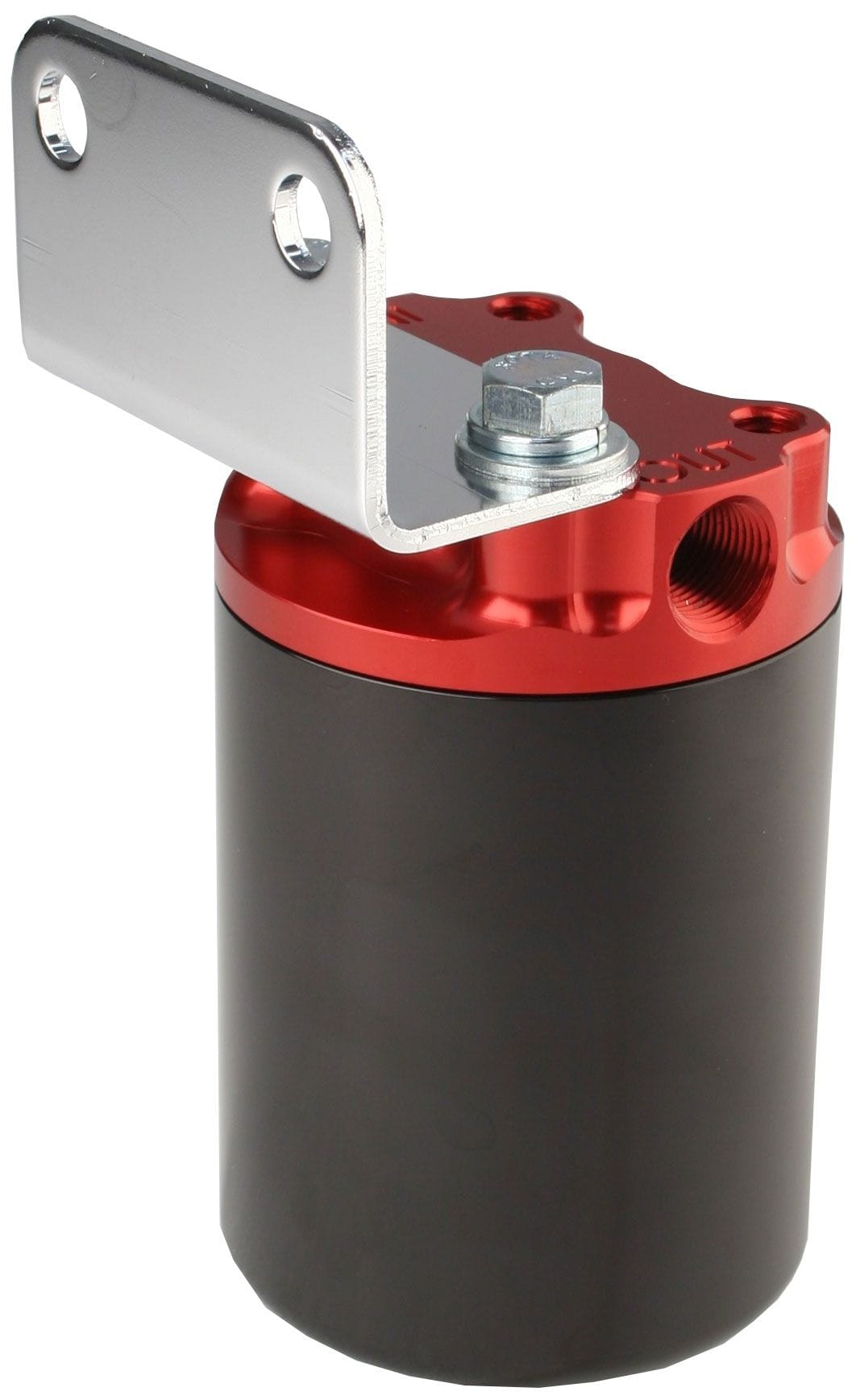 AEROMOTIVE 3/8" NPT Ports, Red Top, Black Bottom Aeromotive Canister 100 Micron High-Flow Fuel Filter ARO12319 SR