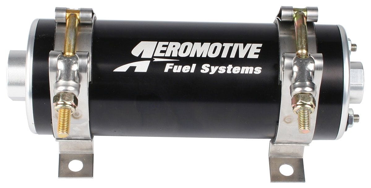 AEROMOTIVE -8 Inlet, -6 Outlet. Suit Carb and EFI Applications Aeromotive Tsunami Electric Fuel Pump - Black ARO11103 SR