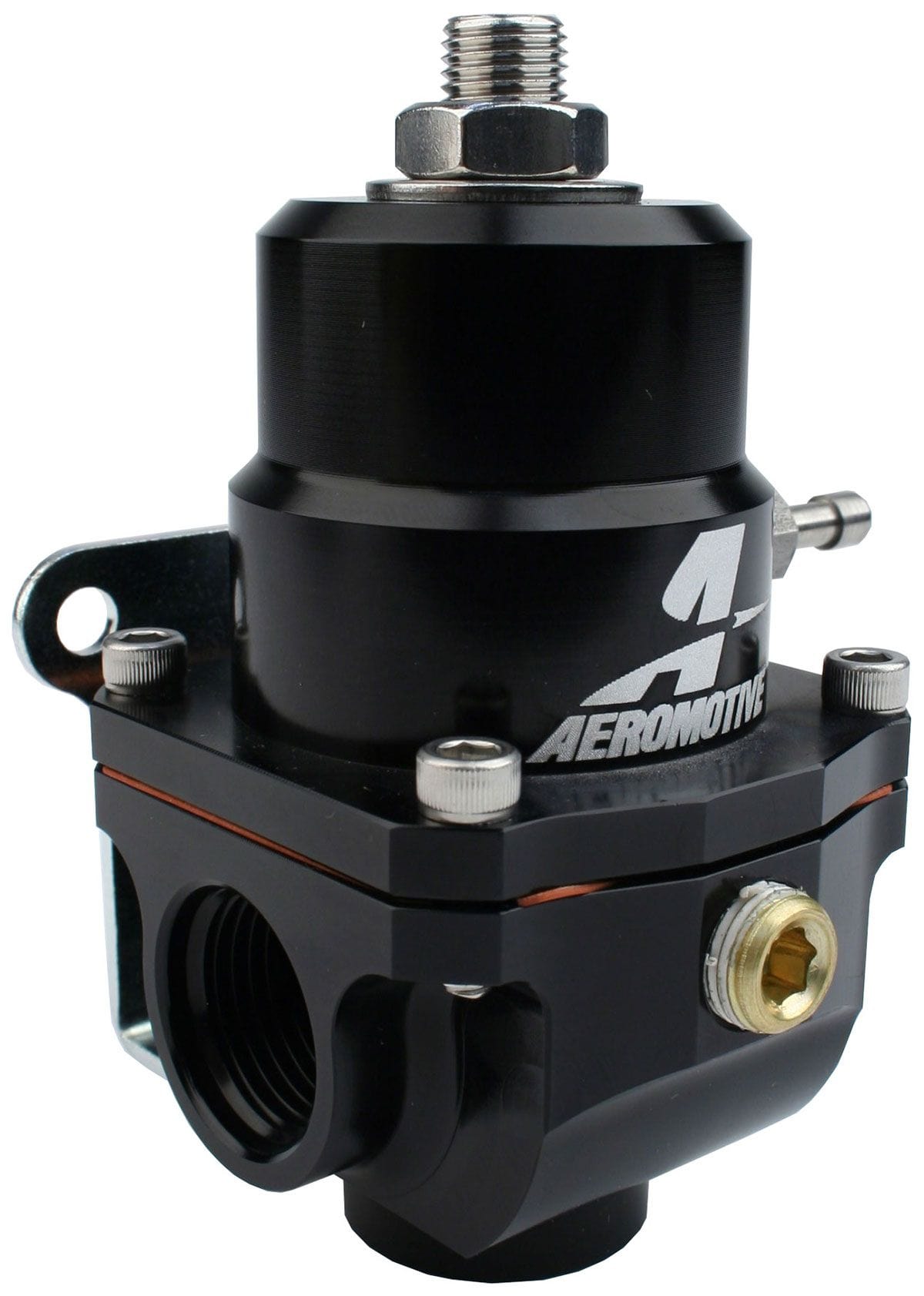 AEROMOTIVE -8AN Inlet/Outlet Port With -8AN Return Port, .313" Seat 5-15 PSI Aeromotive X1 2-Port Carburettor Regulator ARO13304 SR
