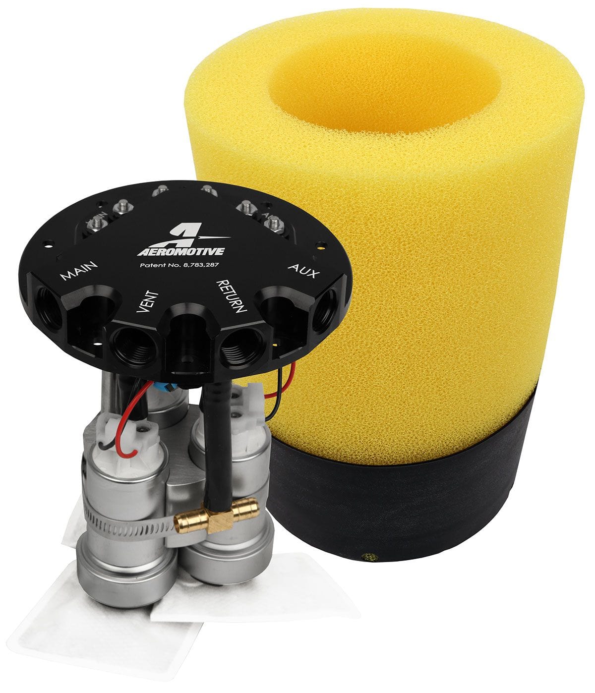 AEROMOTIVE -8AN Outlet, Vent & Return Ports Up To 2400HP Aeromotive Trifekta Phantom In-Tank Kit ARO18311 SR