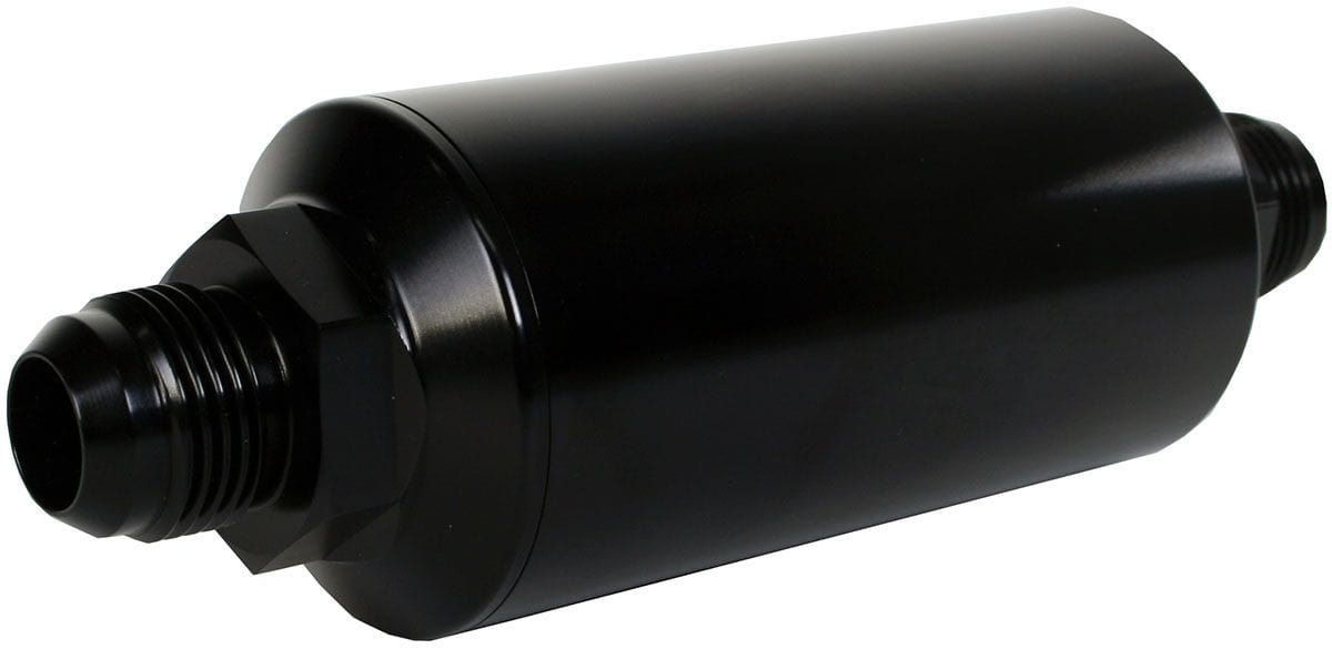 AEROMOTIVE Black 10 Micron Microglass Element With -10AN Male Ends Aeromotive In-Line Fuel Filter ARO12385 SR