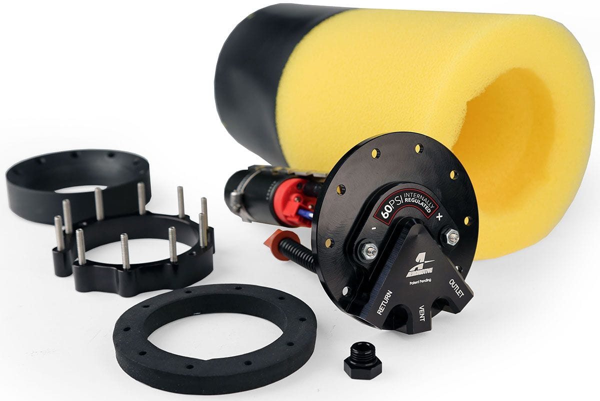 AEROMOTIVE Returnless Fuel System With -6AN Outlet Aeromotive Phantom EFI In-tank Pump ARO18329 SR