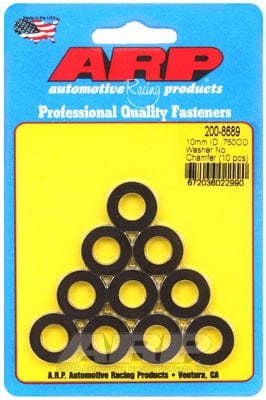 ARP 3/4" OD, .120" thick, 10 pack ARP fasteners 10mm ID Washers with Chamfer AR200-8689 SR