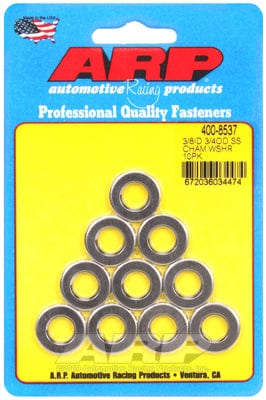 ARP 3/8" I.D x .750" O.D x .120" Thick (10-Pack) ARP fasteners S/S Washer With Chamfer AR400-8537 SR