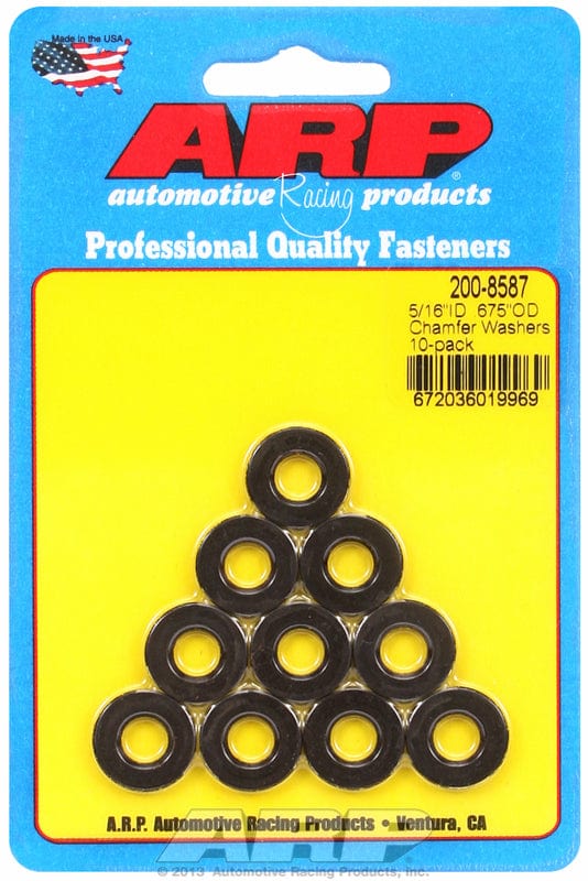 ARP 5/16" I.D, .675" O.D .120" Thick with Chamfer (10-Pack) ARP fasteners Special Purpose Washer AR200-8587 SR