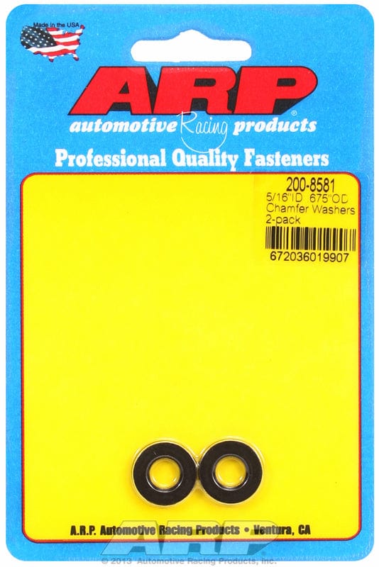 ARP 5/16" I.D, .675" O.D .120" Thick with Chamfer (2-Pack) ARP fasteners Special Purpose Washer AR200-8581 SR