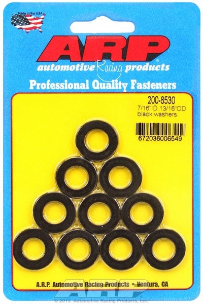 ARP 7/16" I.D, 13/16" O.D .120" Thick, 10-Pack ARP fasteners Special Purpose Washer AR200-8530 SR