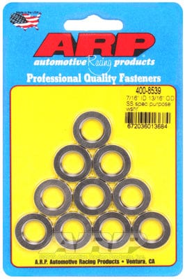 ARP 7/16" I.D x .812" O.D x .120" Thick (10-Pack) ARP fasteners S/S Washer With Chamfer AR400-8539 SR