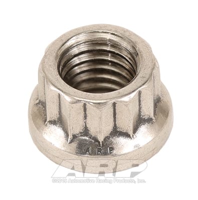 ARP 8mm x 1.25 Thread, 10mm Socket (Single Nut) ARP fasteners 12-Point Nut, Polished S/S AR400-8310 SR