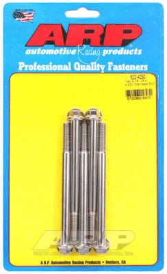 ARP fasteners 5/16" UNC x 4.250" UHL With 3/8" Socket ARP fasteners 5-Pack Bolt Kit, Hex Head S/S AR622-4250 SR