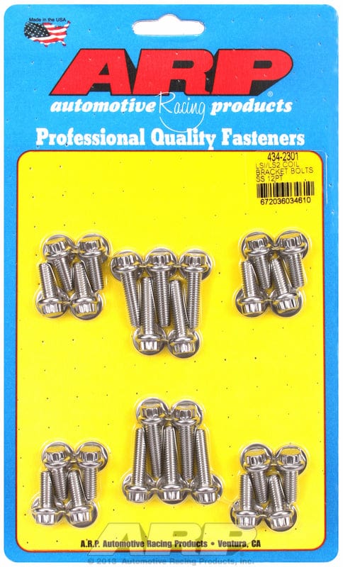 ARP fasteners ARP 12PT COIL BRACKET BOLT KIT ARP fasteners ARP 12PT COIL BRACKET BOLT KIT ARP fasteners SR