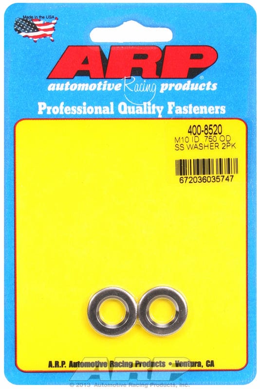 ARP fasteners SS 10MM ID WASHERS, W/ CHAMFER ARP fasteners SS 10MM ID WASHERS, W/ CHAMFER ARP fasteners SR