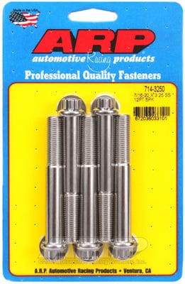 ARP fasteners SS 12PT BOLTS 7/16" UNF x 3.25 ARP fasteners SS 12PT BOLTS 7/16" UNF x 3.25 ARP fasteners SR