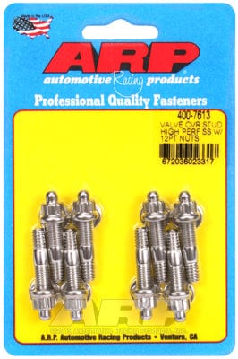 ARP fits Aluminium Valve Covers 1/4-20 Thread x 1.500" OAL (8-Pack) ARP fasteners Valve Cover Stud Kit, 12-Point Nut S/S AR400-7613 SR