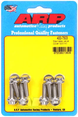 ARP fits Aluminium Valve Covers 1/4-20 Thread x .812" UHL (8-Pack) ARP fasteners Valve Cover Bolt Kit, 12-Point Head S/S AR400-7503 SR