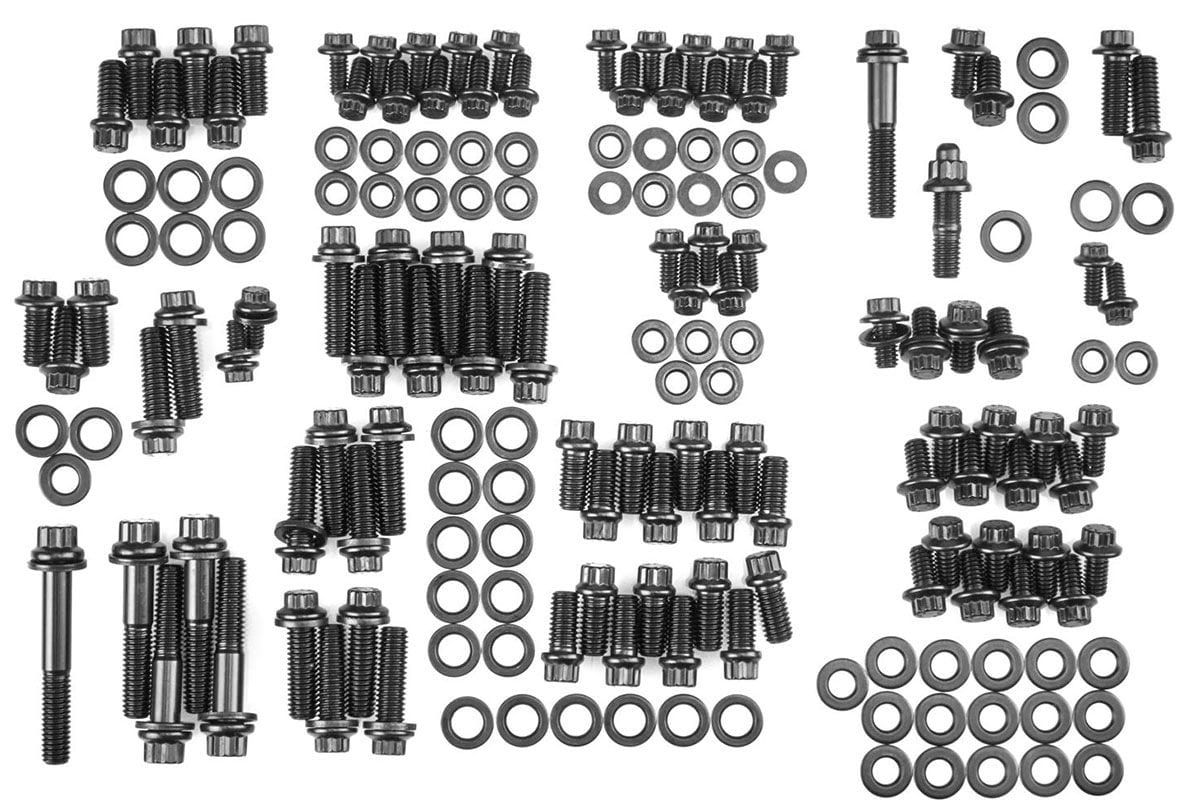 ARP fits BB Chev 396-454 ARP fasteners Engine Accessory Bolt Kit, 12-Point Head Black Oxide AR535-9701 SR