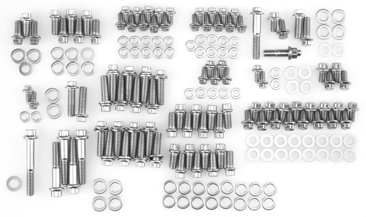 ARP fits BB Chev 396-454 ARP fasteners Engine Accessory Bolt Kit, 12-Point Head S/S AR535-9501 SR