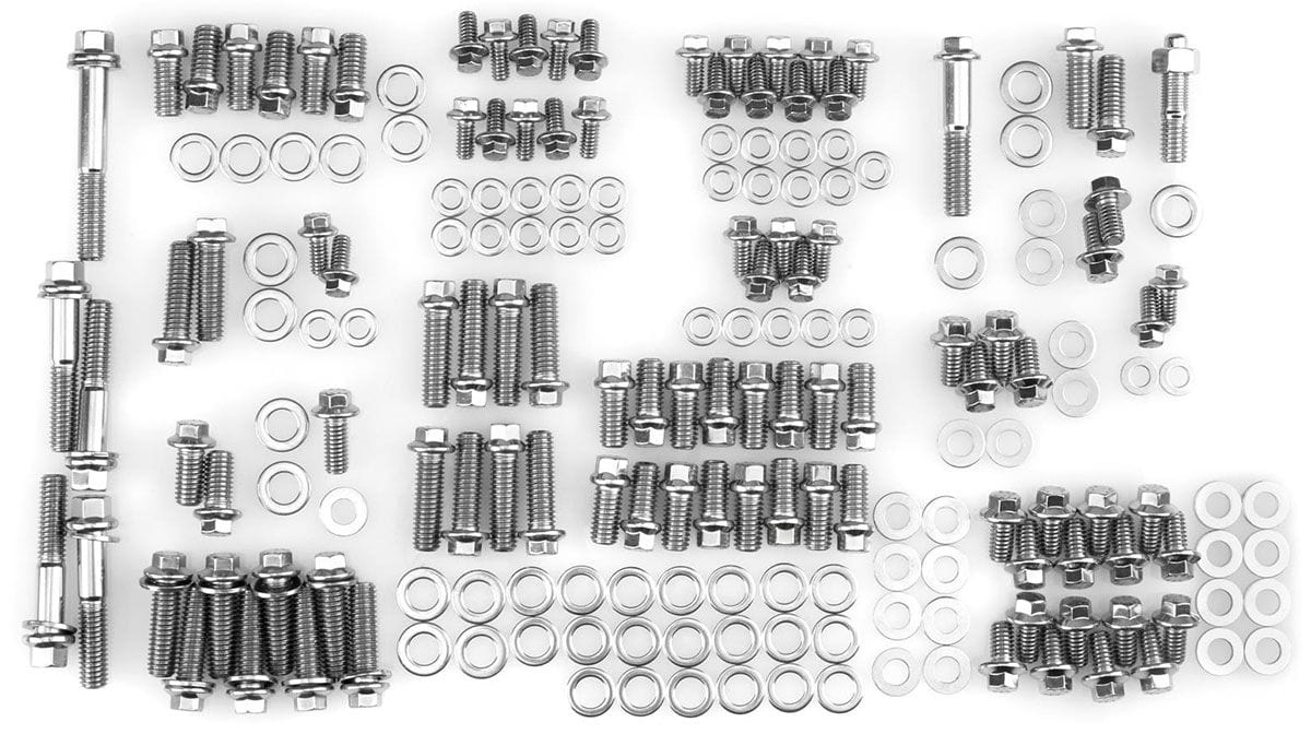 ARP fits BB Chev 396-454 ARP fasteners Engine Accessory Bolt Kit, Hex Head S/S AR535-9601 SR