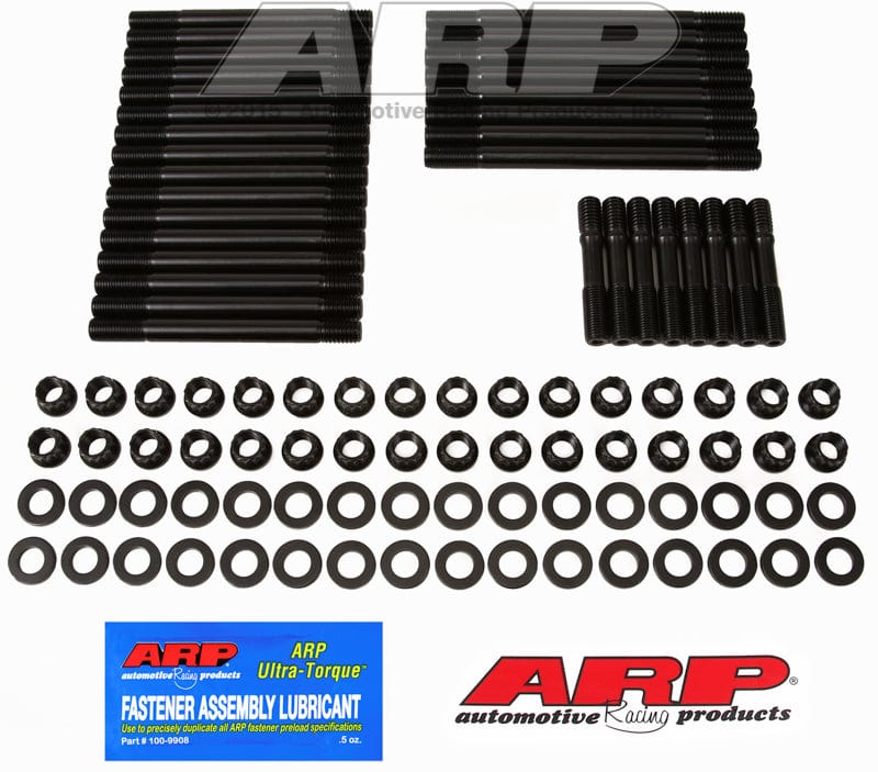 ARP fits BB Chev With Iron & Aluminium Heads (Under Cut) ARP fasteners Head Stud Kit, 12-Point Nut AR235-4703 SR