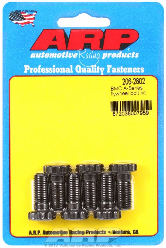 ARP fits BMC 1600cc A Series & Holden 6cyl 3/8-24 Thread x .900" ARP fasteners Flywheel Bolt Kit AR206-2802 SR