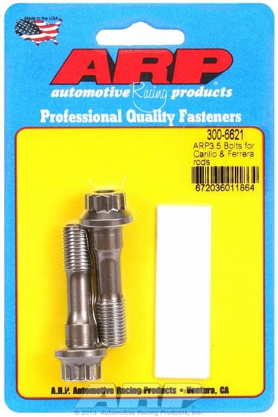 ARP fits Carillo & Ferrea Rods (2-Piece) ARP3.5 Material, 7/16" Thread x ARP fasteners Conrod Bolt Set AR300-6621 SR