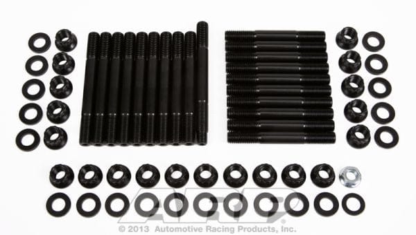 ARP fits Dart LS Next Iron Block ARP fasteners Main Stud Kit, 4-Bolt Main 12-Point Nut AR134-5901 SR