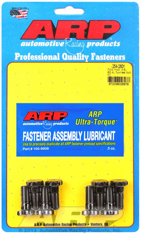 ARP fits Ford Modular 4.6L & 5.4L 10mm x 1.000" UHL ARP fasteners Flywheel Bolt Kit AR254-2801 SR