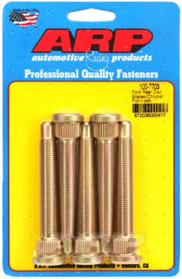 ARP fits Ford Rear Disc Brakes / Chrysler Front, 1/2" Thread (5-Pack) ARP fasteners Competition Wheel Studs AR100-7703 SR