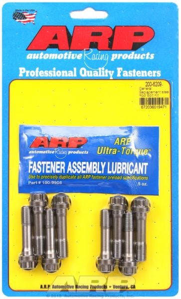 ARP fits General Replacement Application, 3/8" Thread X 1.600" UHL (ARP20 ARP fasteners Conrod Bolts (8-Pack) AR200-6209 SR