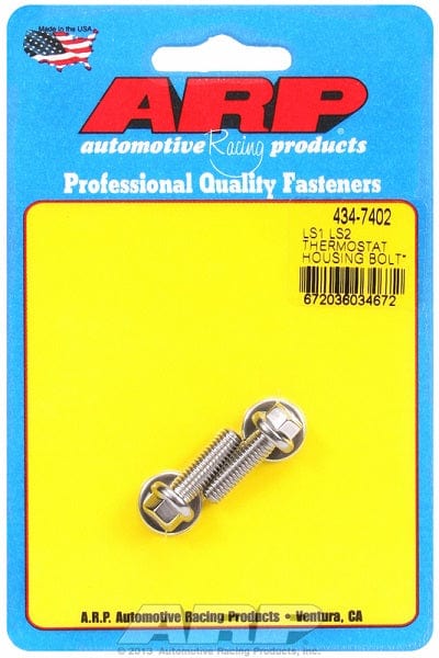 ARP fits GM LS Series 20mm UHL ARP fasteners Thermostat Housing Bolt Kit, Hex Head S/S AR434-7402 SR