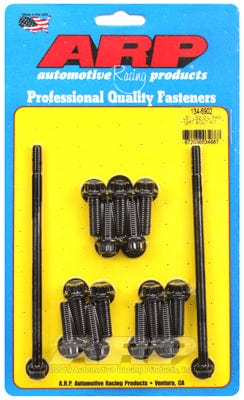 ARP fits GM LS Series ARP fasteners Oil Pan Bolt Set, 12-Point Black Oxide AR134-6902 SR