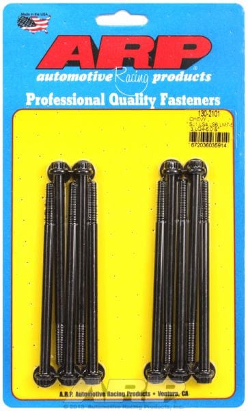 ARP fits GM LS Series LS1, LS4, LS6 ARP fasteners Intake Manifold Bolt Kit, 12-Point Head Black Oxide AR130-2101 SR