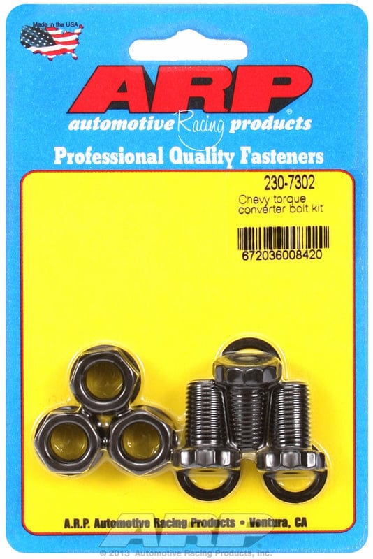 ARP fits GM TH350, TH400 & Powerglide With Most Aftermarket Converter, 7/ ARP fasteners Torque Converter Bolt Kit AR230-7302 SR
