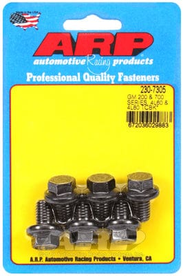 ARP fits GM TH700, 4L60 & 4L80 (6-Piece fits Truck), M10 X 1.5 Thread x . ARP fasteners Torque Converter Bolt Kit AR230-7305 SR