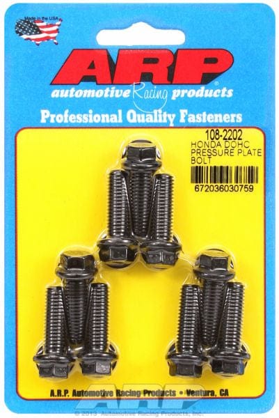 ARP fits Honda DOHC B-Series M8 X 1.25 (9-Pack) ARP fasteners Pressure Plate Bolt Kit AR108-2202 SR