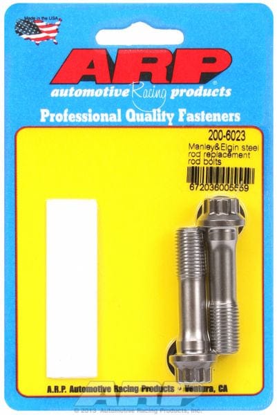 ARP fits Manly / Elgin Steel Rods & General Replacement Application, 7/16 ARP fasteners Conrod Bolt (1-Pair) AR200-6023 SR