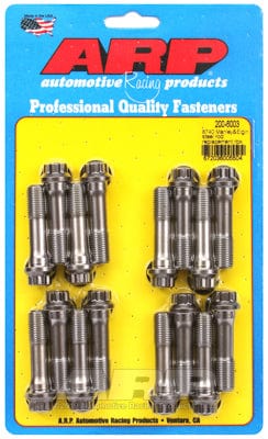 ARP fits Manly / Elgin Steel Rods & General Replacement Application, 7/16 ARP fasteners Conrod Bolt Set AR200-6003 SR